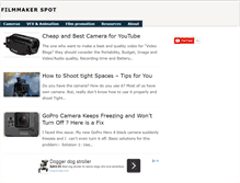 Tablet Screenshot of filmmakerspot.com